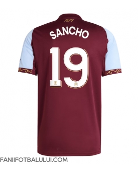 Aston Villa Jadon Sancho #19 Tricou Fotbal Replică 2025-26 Barbati Acasa Aston Villa Jadon Sancho #19 Tricou Fotbal Replică 2025-26 Barbati Acasa